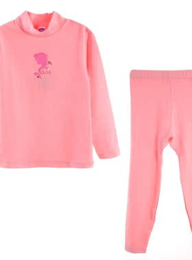 包邮迪士尼少儿内衣28754公主秋冬保暖内衣女舒绒莫代尔棉毛衫裤