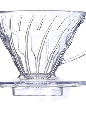 V型亚克力手冲咖啡过滤杯 GATER锥形滴漏式单孔冲杯