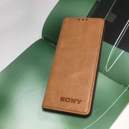 索尼Xperia 1 VII手机壳7代保护壳真皮套Sony XP1VII保护防摔磁吸翻盖皮套个性定制商务