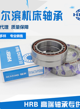 HRB哈尔滨精密机床 丝杠轴承7602015 7602017 7602020 25TN/P4DBB