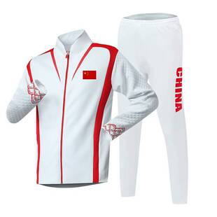 中国国家队领奖服运动服套装巴黎奥运会出场比赛服体育训练教练服