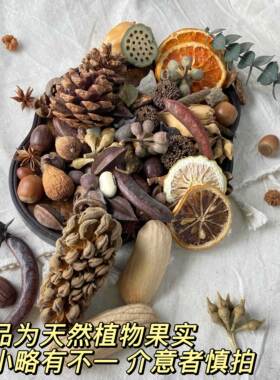 进口松果干花DIY圣诞装饰材料