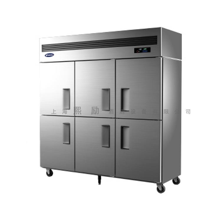 学校食堂门双温六冰箱银都工程款直冷冷藏冷L2冻柜QQBL6132B613竖