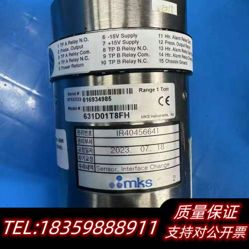 MKS真空计631D01T8FH，测量范围1 Torr！询价