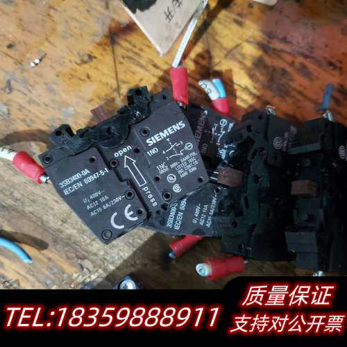 按钮开关3SB3400-0A，新，带触点基座，.询价