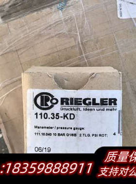110.35-KD 压力表。RIEGLER出产，询价