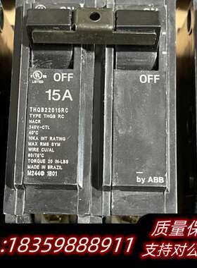 GE通用2P 15A断路器THQB22015RC 库询价