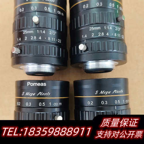 工业镜头，25mm，5 Mega Pixels，1:.询价