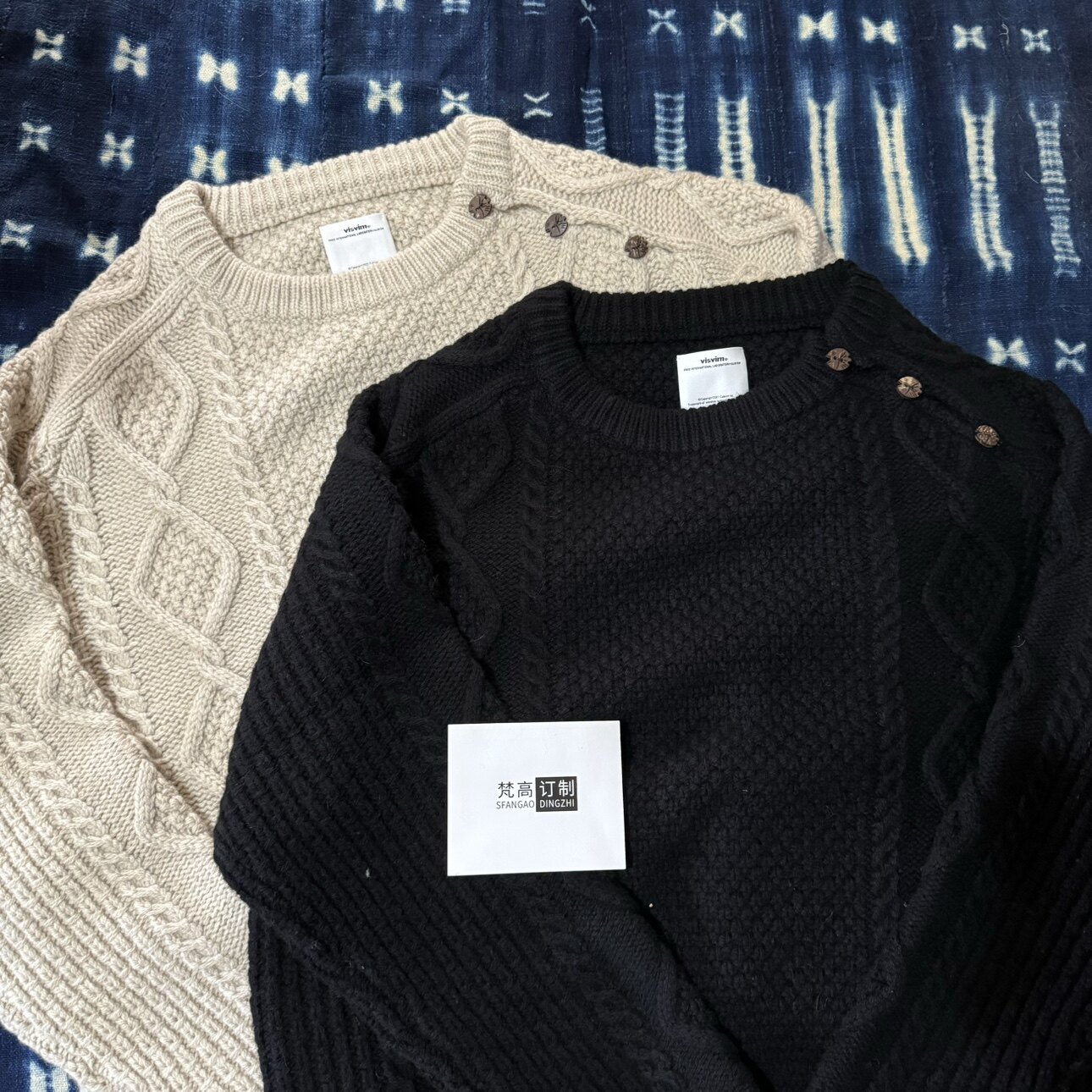 [SPOT]VISIVM KOFU 20AW BOLLARD NAKAMURA YU WENLE SAME WOOL KNITTED SWEATER