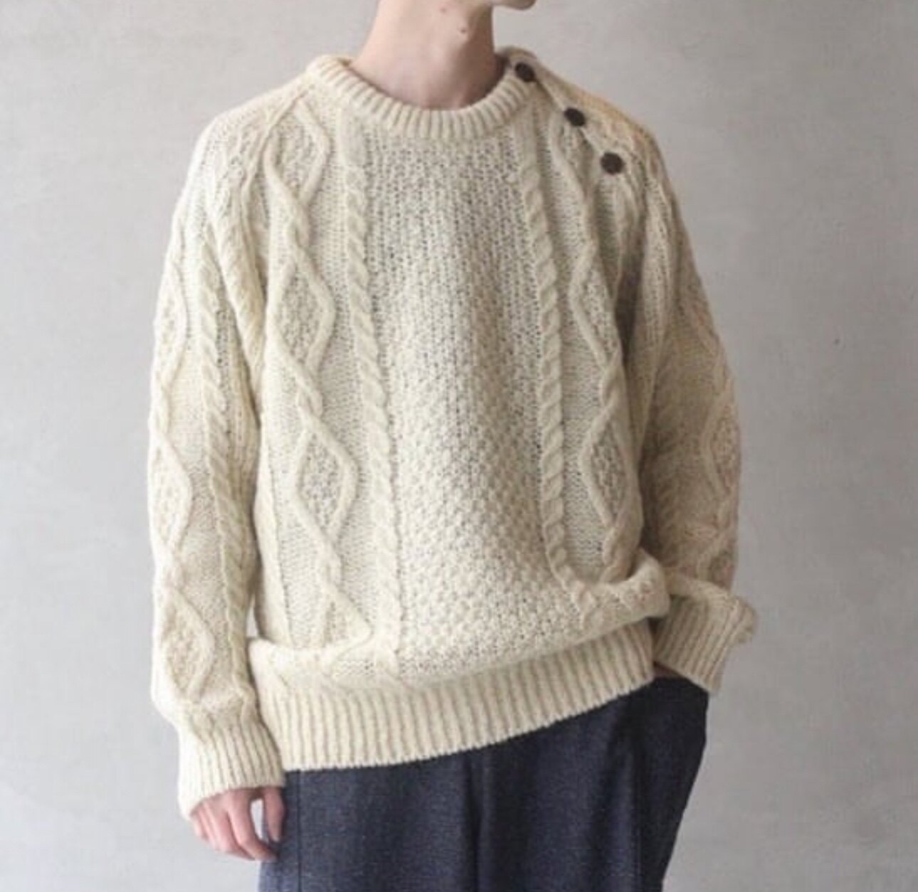 [SPOT]VISIVM KOFU 20AW BOLLARD NAKAMURA YU WENLE SAME WOOL KNITTED SWEATER