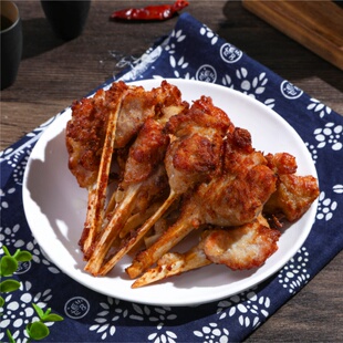 蒜香猪寸骨调理半成品蒜香棒仔骨油炸预制菜手抓孜然猪寸骨酒店商