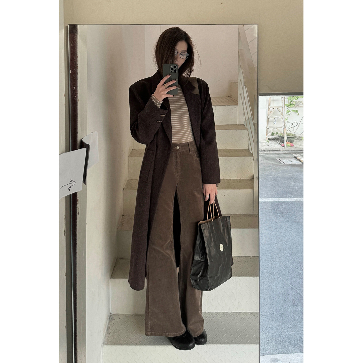 toojoys记得黑色牛仔裤