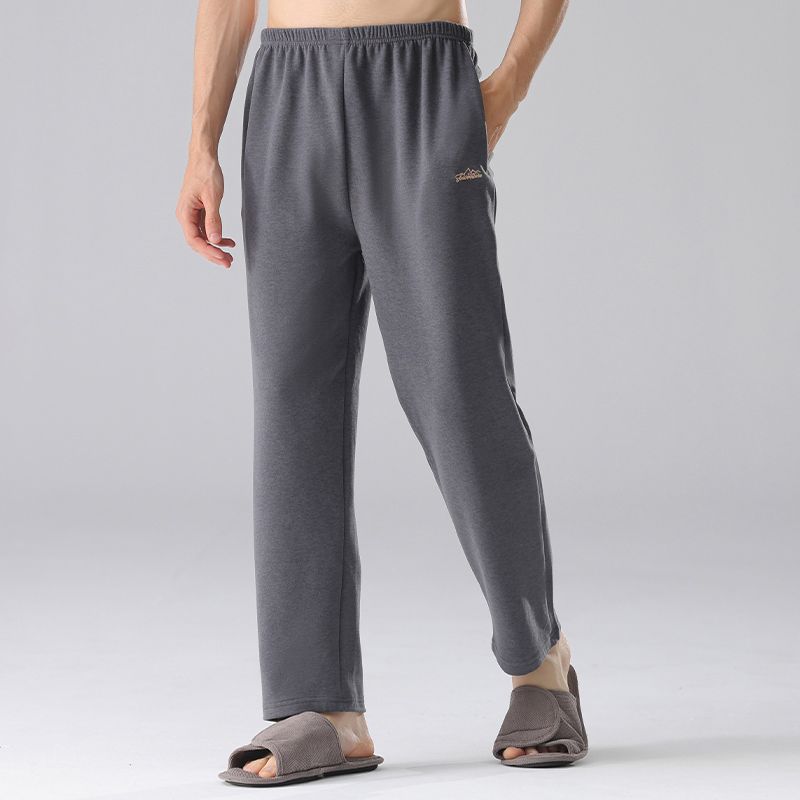 男士睡裤男长裤春季德绒男款居家裤子加厚保暖裤秋冬款学生家居裤