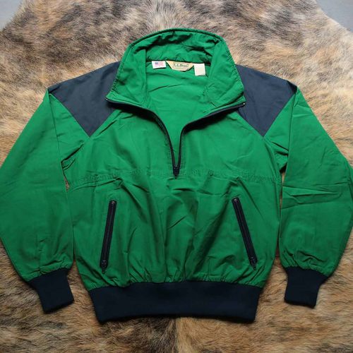 美式制 早期1980s户外登山露营路亚飞钓撞色夹克