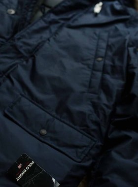 美式传奇RL早期1990s宗师超厚宽松混搭御寒N3B狼毛羽绒服