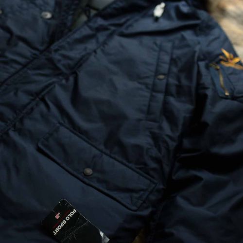 美式传奇RL早期1990s宗师超厚宽松混搭御寒N3B狼毛羽绒服