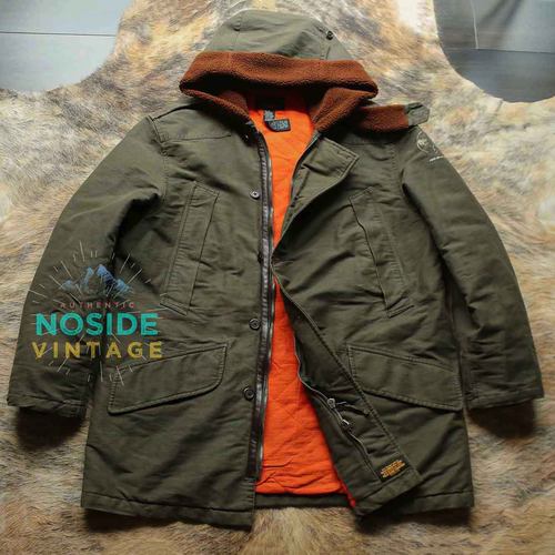 美式传奇宗师RL早期1990s名作重度水洗做旧军事连帽复古大衣