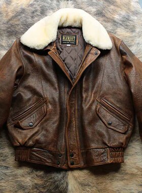 美式旧化之美机车皮衣