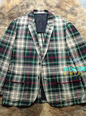 美式传奇RL早期Old Money常青藤老钱德普多巴胺棉麻条纹西装