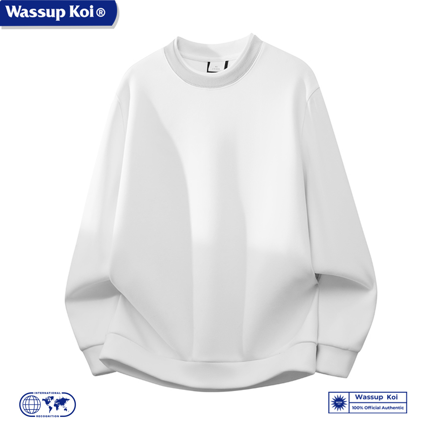 WASSUP秋冬假两件宽松长袖上衣男