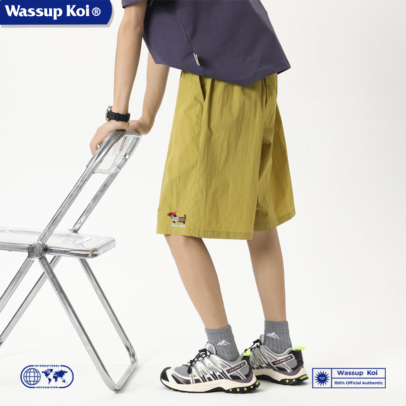 WASSUPKOI腊肠狗冰丝速干短裤男