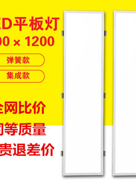 12年店LED平板灯3001200买就送
