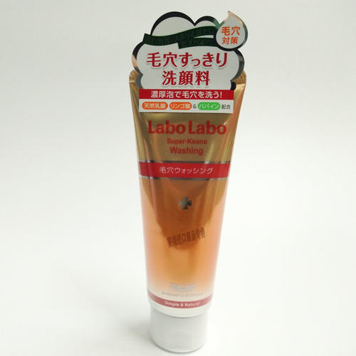 日本LaboLabo城野医生毛孔对策洗面奶泡沫洁面乳 120g