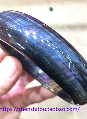 蓝虎眼石珍品手镯男女