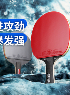 ABS9929蓝芳基乒乓球拍手工贴底板套胶CnsTT凯斯汀刀锋战士专业版