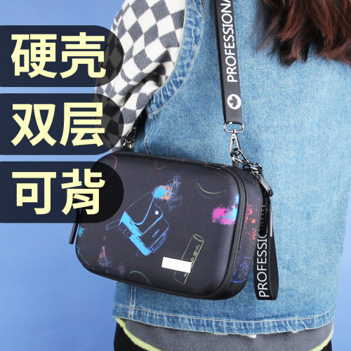 双层硬壳乒乓球拍套多功能球包