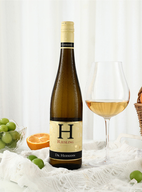 帕克满分Dr.Hermann德国摩泽尔赫尔曼酒庄“H”雷司令甜白葡萄酒
