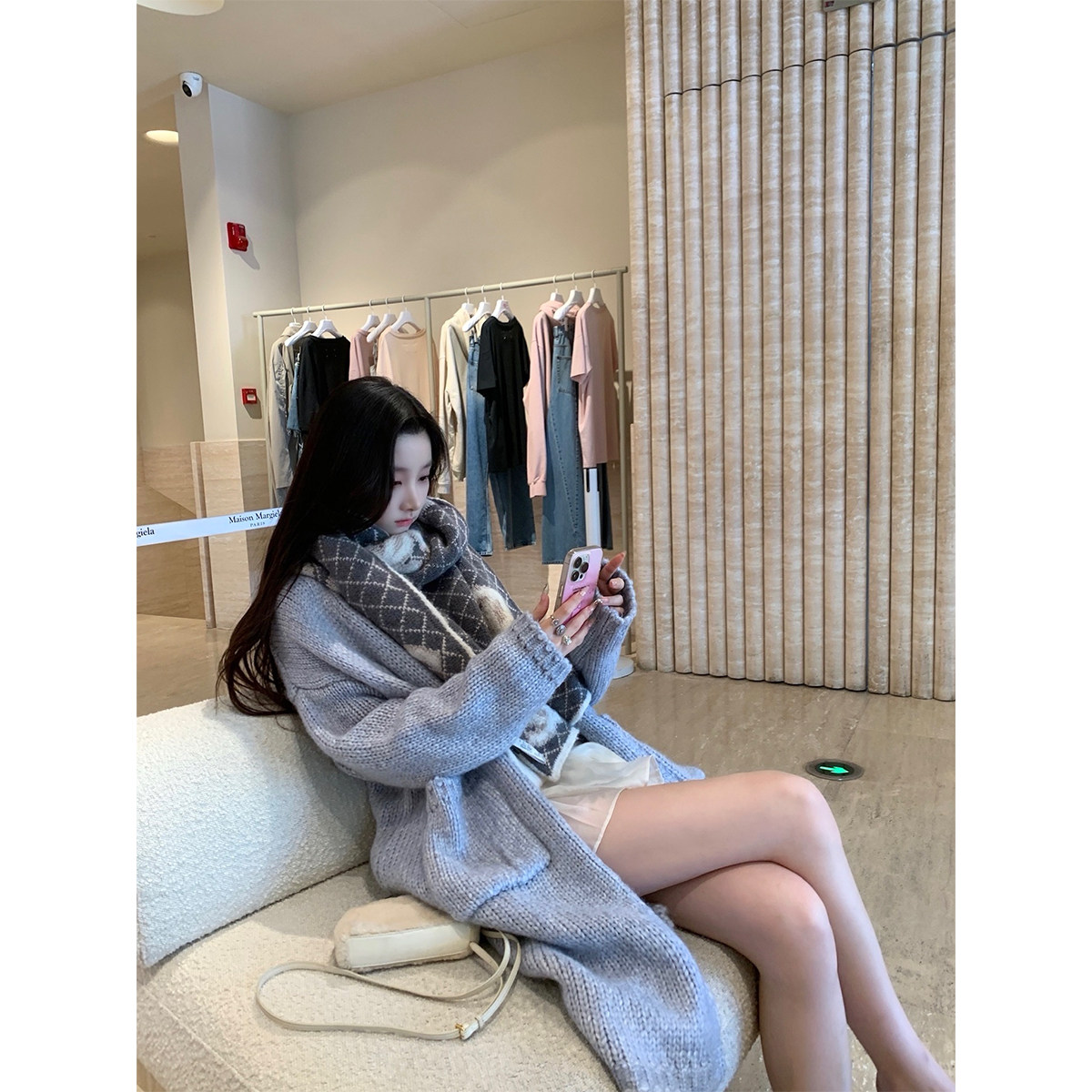 「 年中折扣 」900g大毛衣开衫秋冬新品钩花 粗棒厚实温柔针织,女装/女士精品,毛针织衫,淘宝优惠券,粉丝福利购,淘宝优惠卷