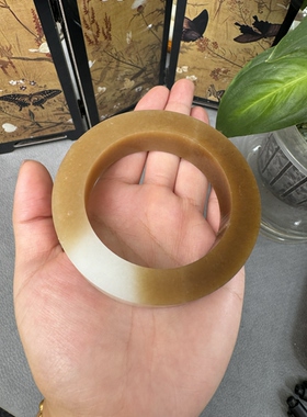 新疆和田玉且末糖白手镯54-60圈口可定15宽厚装手镯带证书