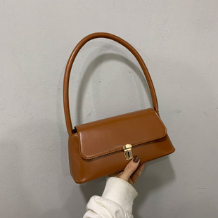 2025春夏新款法国小众包包潮百搭ins单肩斜挎包复古法棍腋下女包