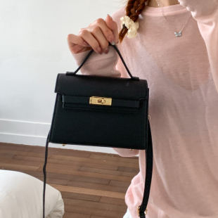 时尚 潮百搭ins手提包单肩斜挎包 网红凯莉包mini小包包女2025新款