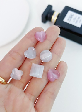 夏日领口防走光扣猫眼石衬衫