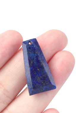 【茜茜珠饰】天然粉晶紫水晶梯形切面散珠diy项链吊坠耳环  八色