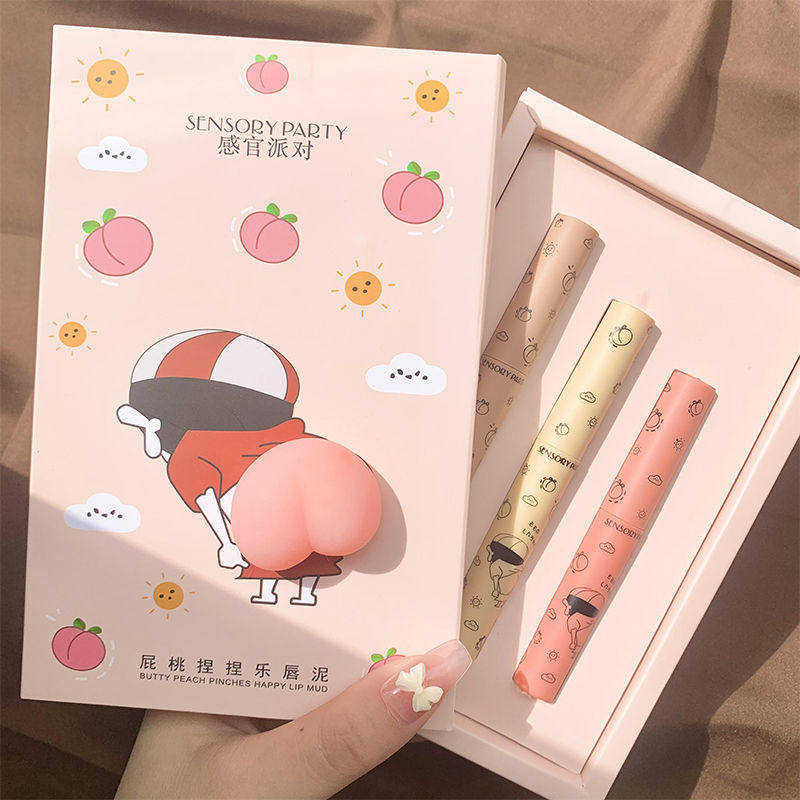 掐掐乐唇釉套装雾面唇泥