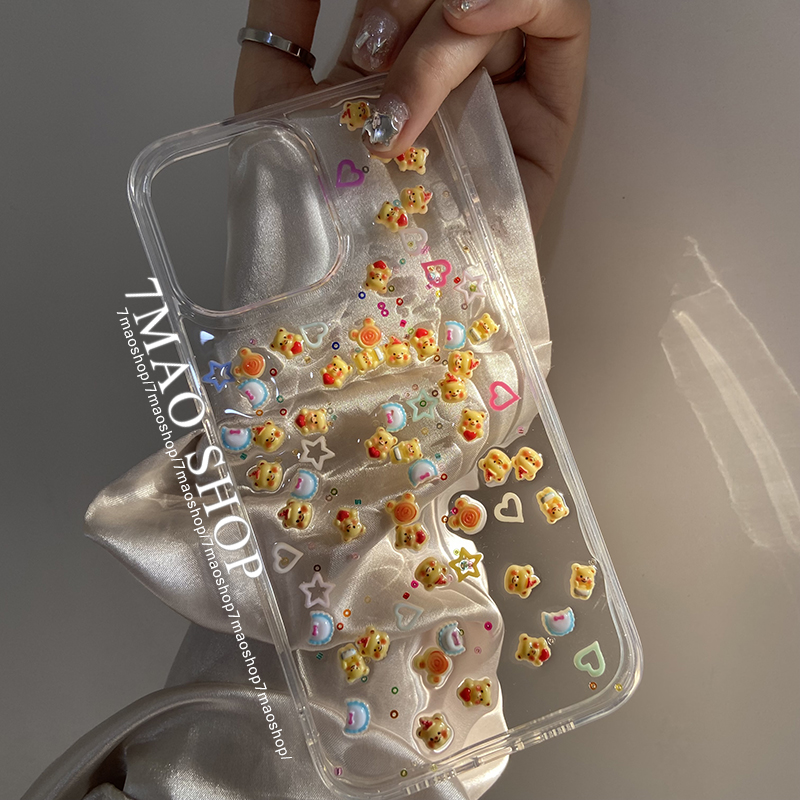 可爱蛋黄小熊手机壳定制