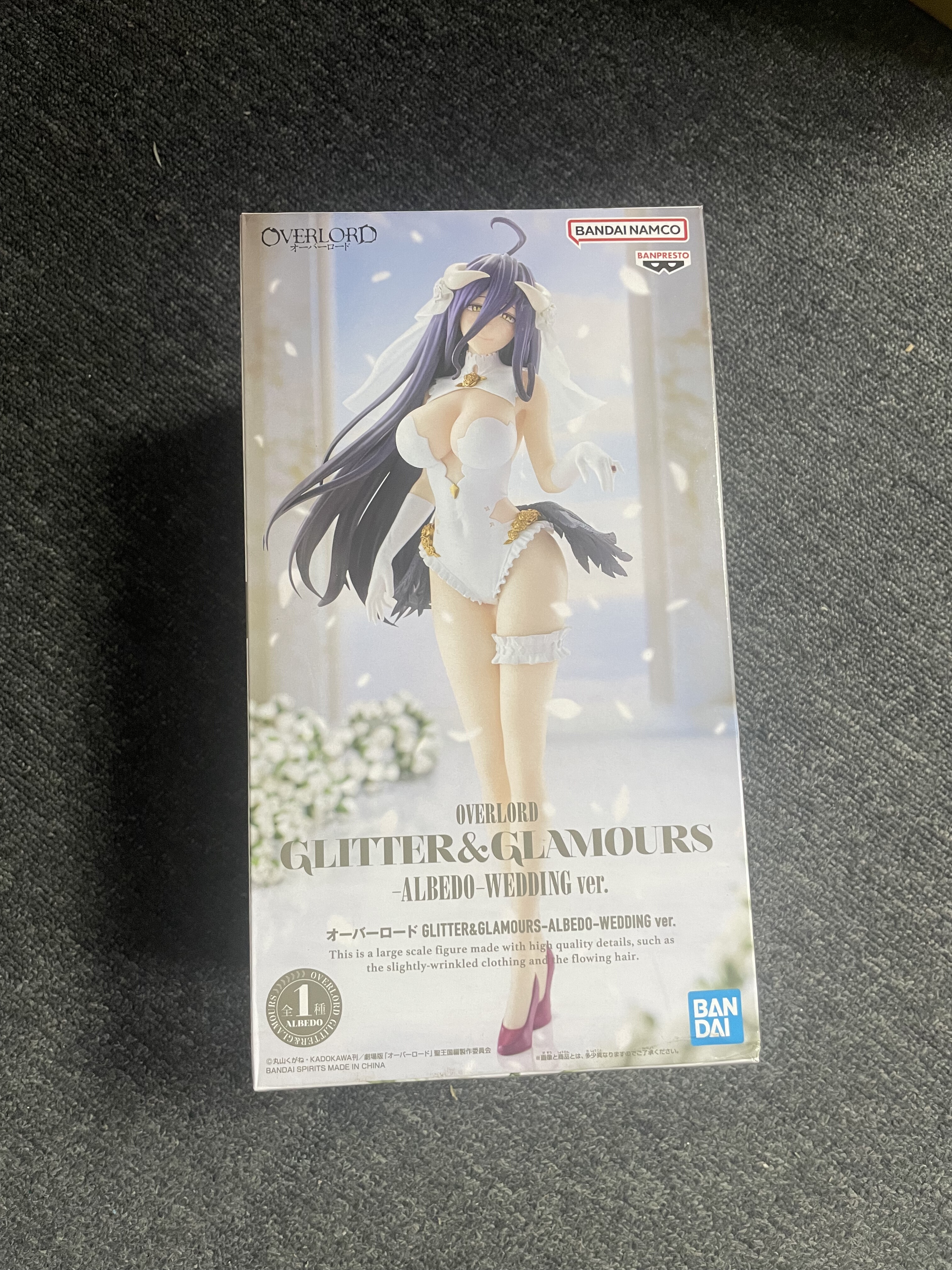 日版全新 现货眼镜厂 OVERLORD GLITTER景品 雅儿贝德婚纱 手办