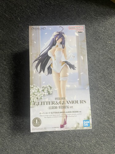 日版全新 现货眼镜厂 OVERLORD GLITTER景品 雅儿贝德婚纱 手办