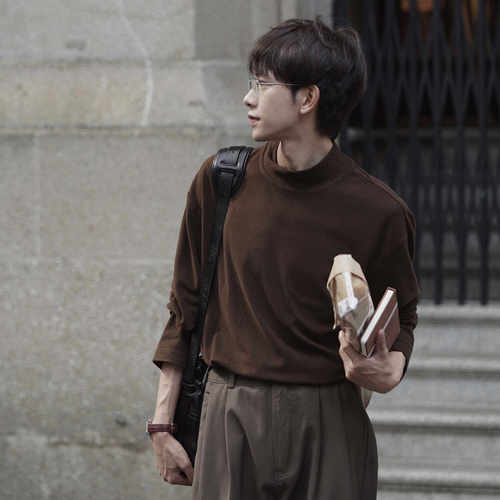 安泰贝羊绒打底含山羊绒中高领