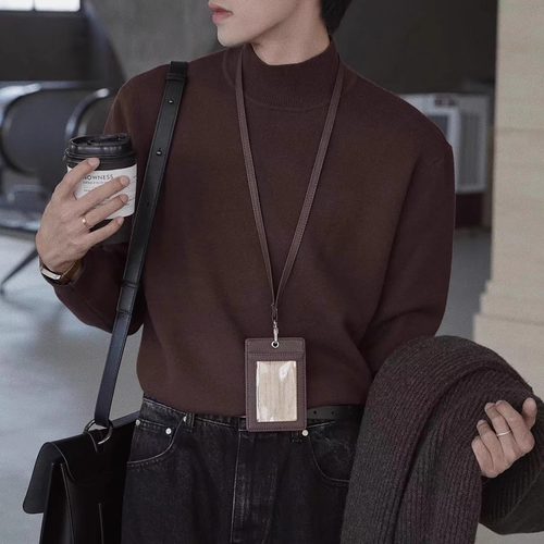 细针织工艺毛衣秋冬保暖半高领