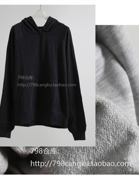 798~特推稀货MARINO纯羊毛毛圈织连帽卫衣女款带帽毛衣2A901/0.49