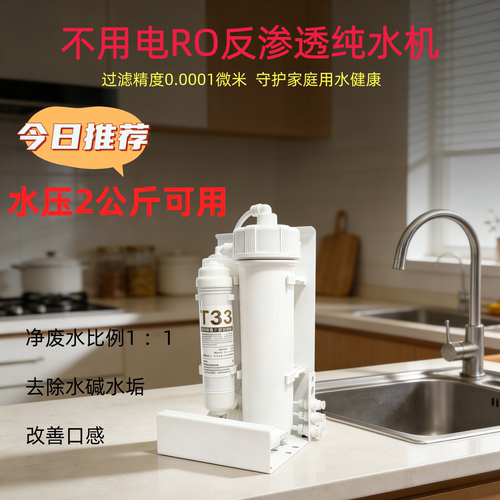 无电泵大流量2公斤水压过滤直饮