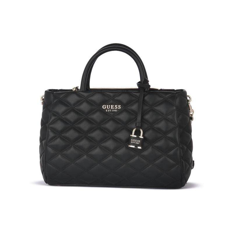 代购GUESS女士手提包可拆卸肩带拉链闭合品牌标识多口袋设计黑色,箱包皮具/热销女包/男包,手拿包,淘宝优惠券,粉丝福利购,淘宝优惠卷