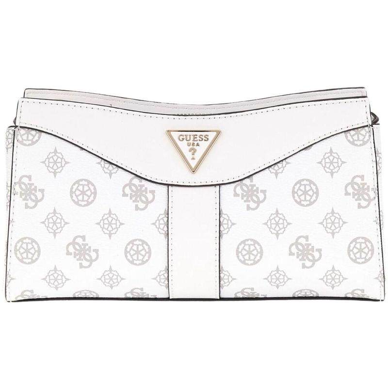 代购GUESS女士手提包大容量多功能轻便携带防滑纹理白色印花图案,箱包皮具/热销女包/男包,手拿包,淘宝优惠券,粉丝福利购,淘宝优惠卷