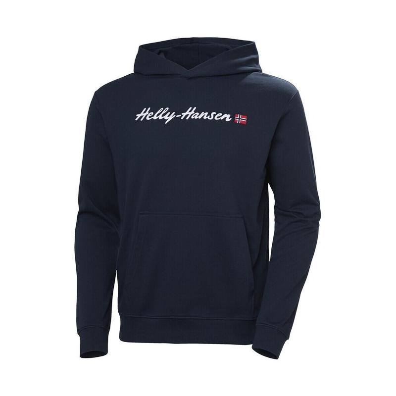 代购Helly Hansen海丽汉森男士卫衣保暖舒适深蓝连帽日常休闲