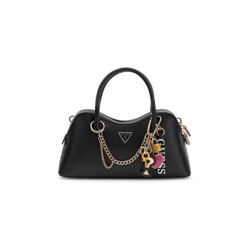 代购GUESS女士手提包多口袋设计可调节肩带拉链闭合挂饰装饰黑色,箱包皮具/热销女包/男包,手拿包,淘宝优惠券,粉丝福利购,淘宝优惠卷