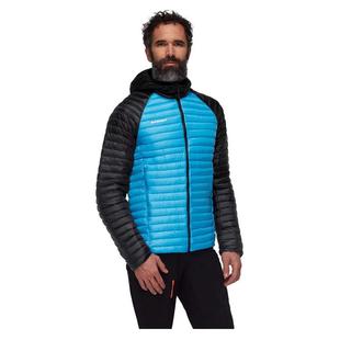 代购Mammut男士羽绒服保暖防风可压缩保暖外套连帽长袖轻量夹克